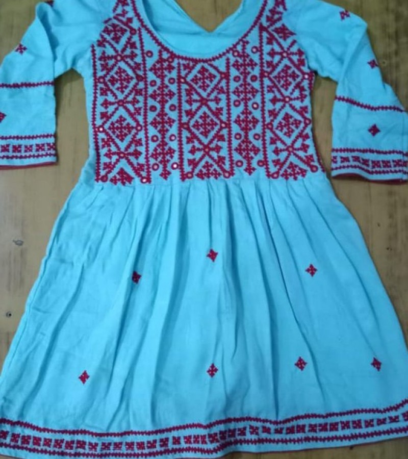 Sindhi stitch frok and toruser